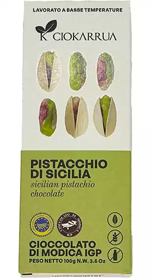 Modica Chocolate Pistachio, Ciokarrua