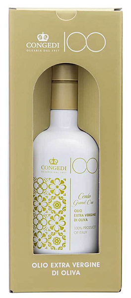 Extra Virgin Olive Oil "100 Grand Cru", Oleari Congedi
